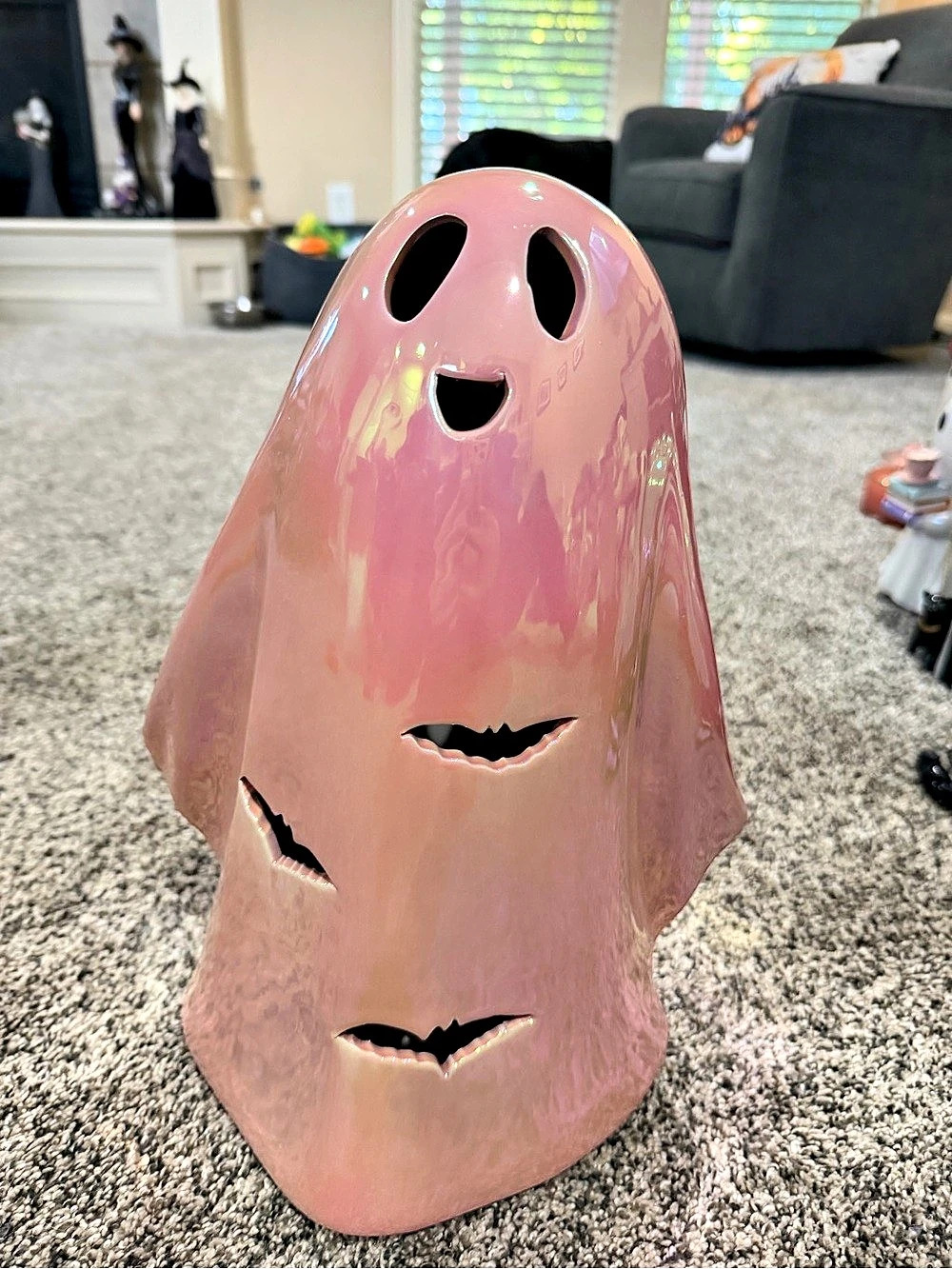 Pink Ghost Halloween Decor